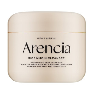 Очищающее средство для лица Arencia Rice Mucin Cleanser 120g